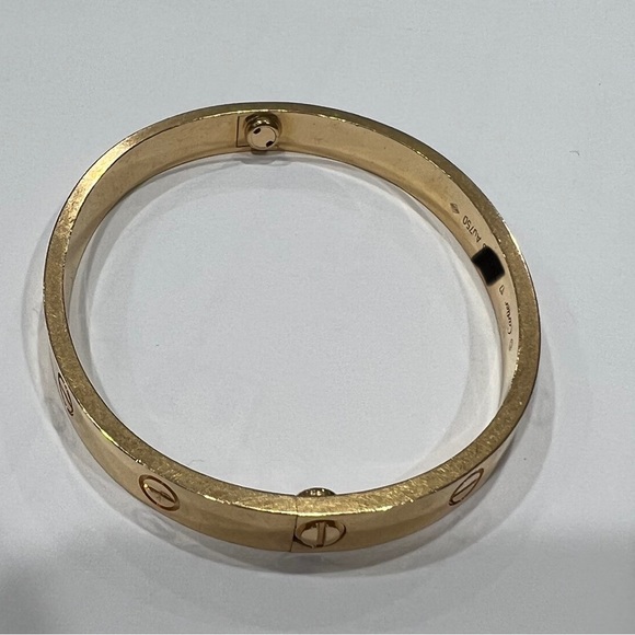 Authentic Cartier Love Bracelet size 17 gold color firm price - Picture 5 of 7